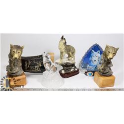 FLAT OF WOLF THEMED HOME DECOR