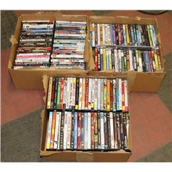 3 BOXES OF DVD'S 150+ TOTAL