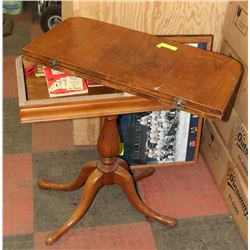 ANTIQUE BIFOLD OCCASSIONAL /  CARD TABLE