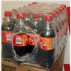 Image 1 : FLAT WITH 24 500ML BOTTLES COCA COLA, ORANGE,