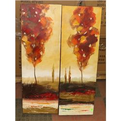 PAIR OF CANVAS PICTURES
