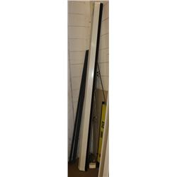 PULL DOWN PROJECTOR SCREEN ROUGHLY 96" X 72"