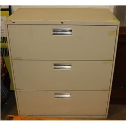 3-DRAWER LATERAL FILING CABINET