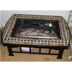 FIRE PIT WITH CERAMIC TABLE TOP