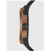 Image 4 : NEW DIESEL BLACK DIAL/BLK LEATHER BAND MSRP $225
