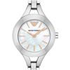 Image 1 : NEW ARMANI MOTHER-OF-PEARL- DIAL WATCH MSRP $375