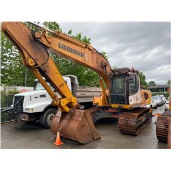 2017 LIEBHERR 926 EXCAVATOR, YELLOW, DIESEL, 2726 HOURS, 30" TRACK PADS, 64" CLEAN UP BUCKET,