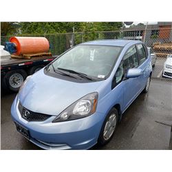 2010 HONDA FIT, HATCHBACK, BLUE, GAS, AUTOMATIC, VIN#JHMGE8H5XAC805985, 103,543KMS