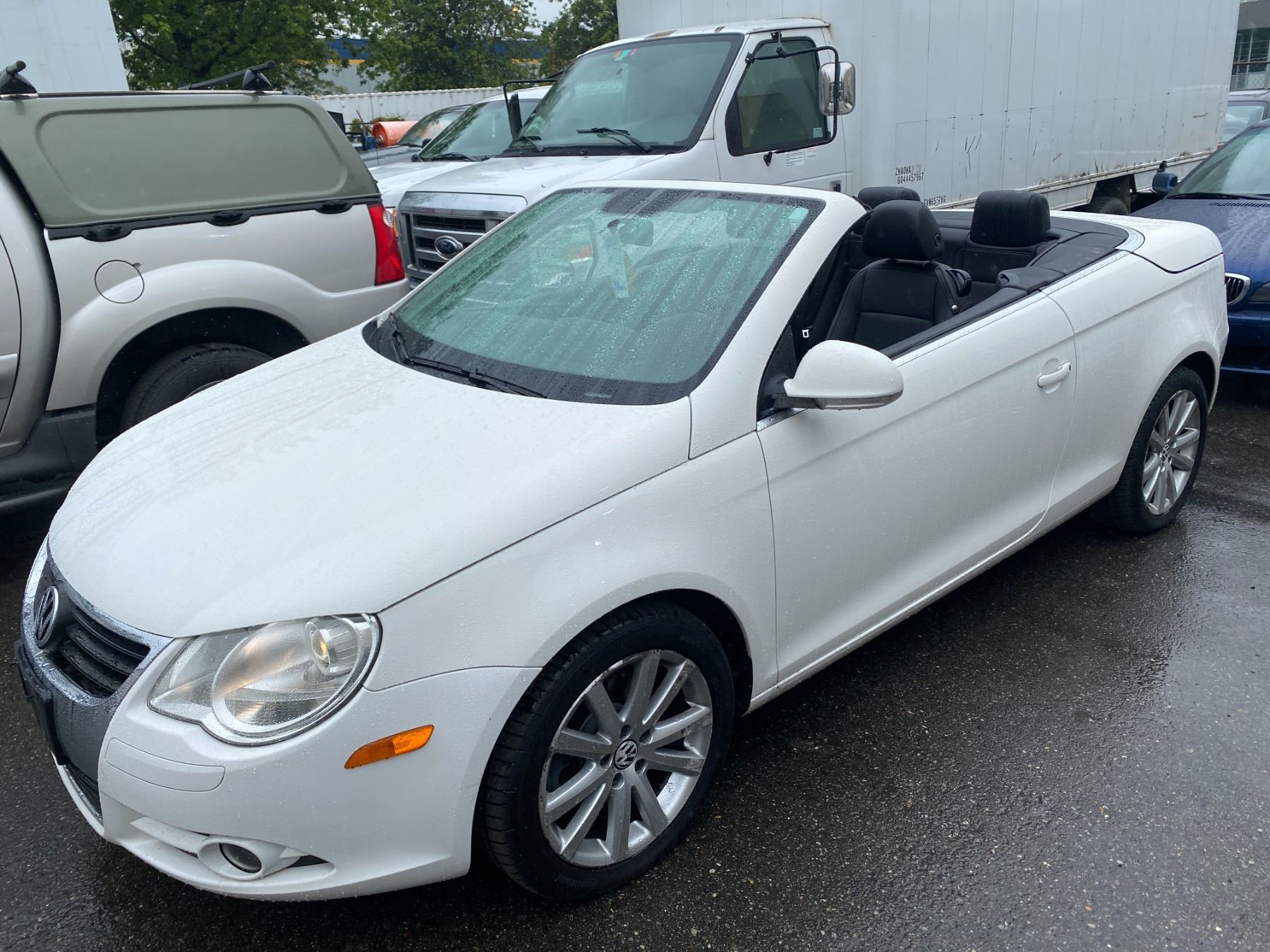 2008 Volkswagen Eos 2.0 T Reviews 2008 VOLKSWAGEN EOS 2.0T, 2DR CONVERTIBLE, WHITE, VIN WVWBA71F08V047853