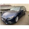 Image 1 : 2014 MAZDA 3, 4DR SEDAN, BLUE, VIN # JM1BM1V72E1109182