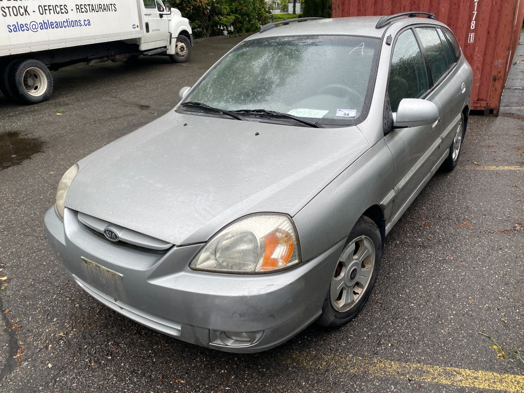 2004 KIA RIO RX-V, 4DR SW, VIN KNADC165846186033 - Able Auctions
