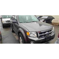 2011 FORD ESCAPE, 4DR SUV, GREY, VIN # 1FMCU0D74BKA58205