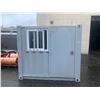 Image 2 : 2020 8' CONTAINER WITH 1 DOOR & 1 WINDOW. OUTER SIZE 8' X 6.4' X 7.1'