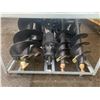 Image 2 : 2020 GREATBEAR SKID STEER AUGER WITH THREE BITS. DIGGING HOLE DIAMETER:200-450MM,OPERATING
