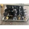 Image 2 : 2020 GREATBEAR SKID STEER AUGER WITH THREE BITS. DIGGING HOLE DIAMETER:200-450MM,OPERATING
