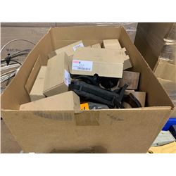 BOX OF SPACERS, GAS DETECTOR CASES, BRAIDED CABLE GASKET & 8 RICE LAKE WEIGHING SYSTEMS