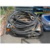 Image 1 : 2 PALLETS OF HEAVY DUTY BRAIDED INDUSTRIAL STEEL CABLE