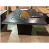 Image 2 : GENSUN PARADISE RECTANGULAR 38" X 56" PROPANE & NG OUTDOOR VINTAGE BLACK FIRE TABLE