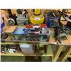 Image 1 : PLASTIC WELDER, PROPANE ROOFING TORCH, TILE SAW, DENT PULLER & LARGE C CLAMPS