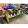 Image 1 : 2 WOODEN WORK TABLES