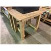Image 2 : 2 WOODEN WORK TABLES