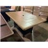 Image 3 : GENSUN PARADISE RECTANGULAR 38" X 56" PROPANE & NG OUTDOOR CARAMEL TOP FIRE TABLE