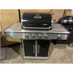 BBQTEK MODEL GSF2520KL STAINLESS STEEL / BLACK 5 BURNER PROPANE BBQ GRILL