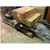 Image 1 : PALLET OF ASSORTED OUTDOOR PATIO UNBRELLA PARTS & BASES