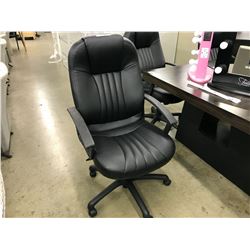 BLACK TUFTED HIGH BACK EXECUTIVE CHAIR