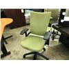 Image 2 : LOT OF 7 ASSORTED LIGHT GREEN FABRIC TASK CHAIRS, CONDITION ISSUES