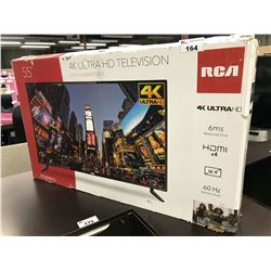 RCA 55" 4K ULTRA HD TV, MODEL RTU5540-C, OPEN BOX, TESTED, WORKING, NO REMOTE