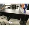 Image 2 : DARK WOOD 6' EXECUTIVE DESK, LEFT HAND RETURN