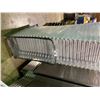 Image 2 : STACK OF 32 WHITE FOLDING EVENT CHAIRS ON MOBILE CHAIR CART