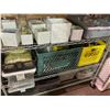 Image 2 : ASSORTED CULINARY CONTENTS ON MOBILE CART ( CART NOT INCLUDED )