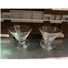 Image 2 : 3 TRAYS OF APPROXIMATELY 49 SHORT MARTINI GLASSES