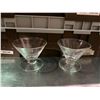 Image 2 : 3 TRAYS OF APPROXIMATELY 49 SHORT MARTINI GLASSES