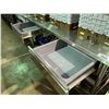 Image 2 : 3 GREY COMMERCIAL 4 WHEELED GLASSWARE TRAY CARTS