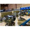 Image 3 : 1 STAINLESS STEEL 20" RECTANGULAR & 4 12" ROUND COMMERCIAL CHAFING DISHES