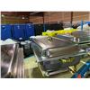 Image 2 : 5 STAINLESS STEEL 20" RECTANGULAR COMMERCIAL CHAFING DISHES