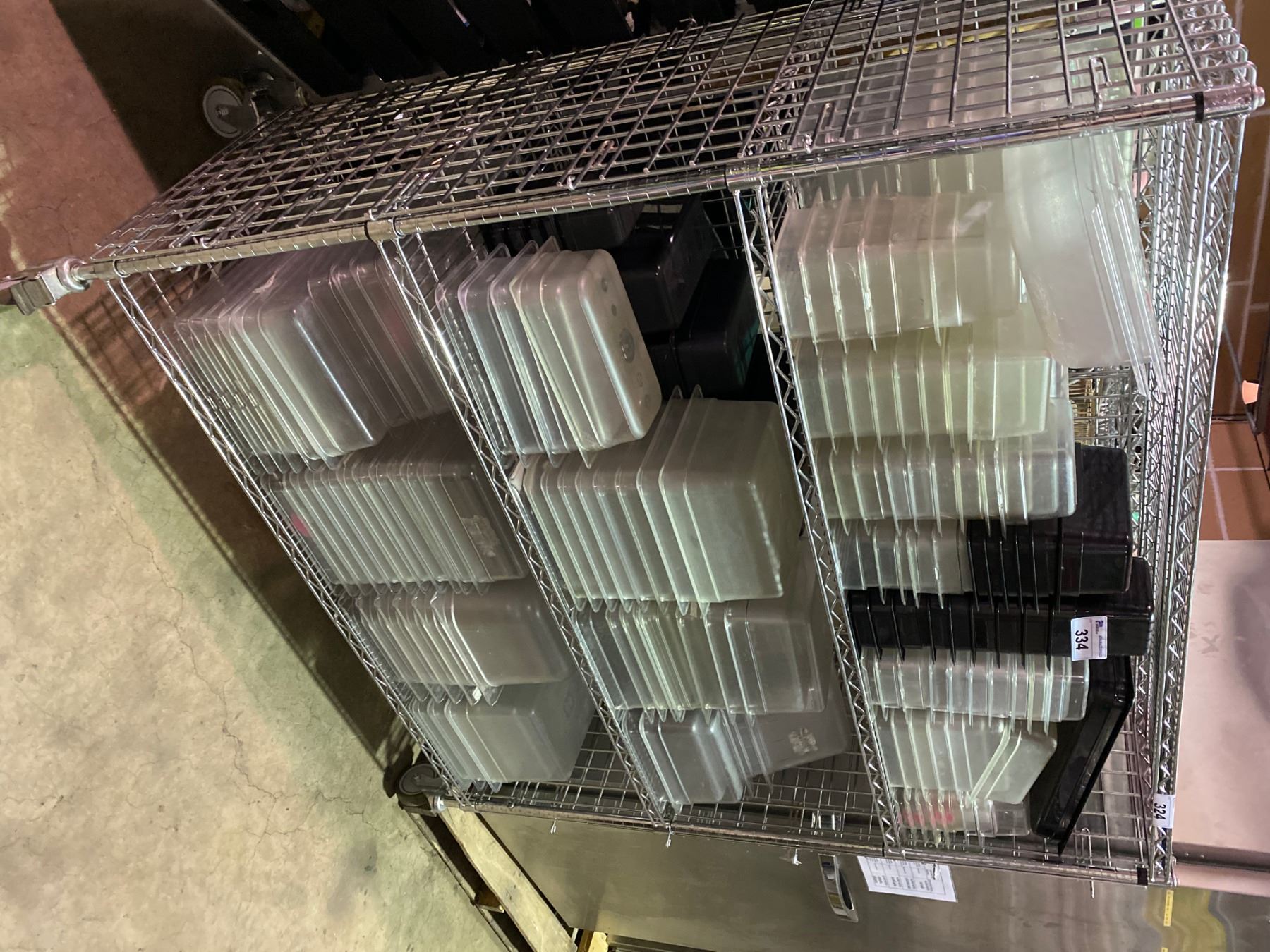 CONTENTS OF RACK INCLUDING PLASTIC INSERTS & TRAYS ( RACK NOT INCLUDED )