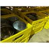 Image 2 : 12 YELLOW CRATES OF STAINLESS STEEL CREAM JUGS & BUCKETS