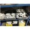 Image 3 : ASSORTED COMMERCIAL SERVING BOWL, PLATES, 4 BINS OF ASSORTED CUPS & GLASSWARE