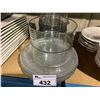 Image 1 : ASSORTED COMMERCIAL GLASS SALAD PLATES & BOWLS