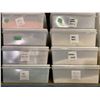 Image 2 : SHELF OF ASSORTED BINS OF DYED GOODS / PASTA