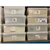Image 3 : SHELF OF ASSORTED BINS OF DYED GOODS / PASTA