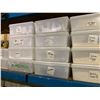 Image 2 : SHELF OF ASSORTED BINS OF DYED GOODS / PASTA