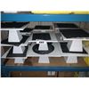 Image 1 : 19 WHITE COMMERCIAL PASTRY / FOOD PRESENTATION STANDS