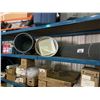 Image 1 : SHELF OF WASTE RECEPTACLES, RUBBER MATTING & CLEANING PRODUCTS