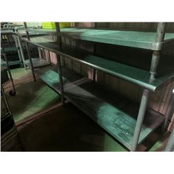 STAINLESS STEEL  COMMERCIAL  PREPARATION TABLE