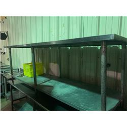 STAINLESS STEEL  COMMERCIAL  PREPARATION TABLE